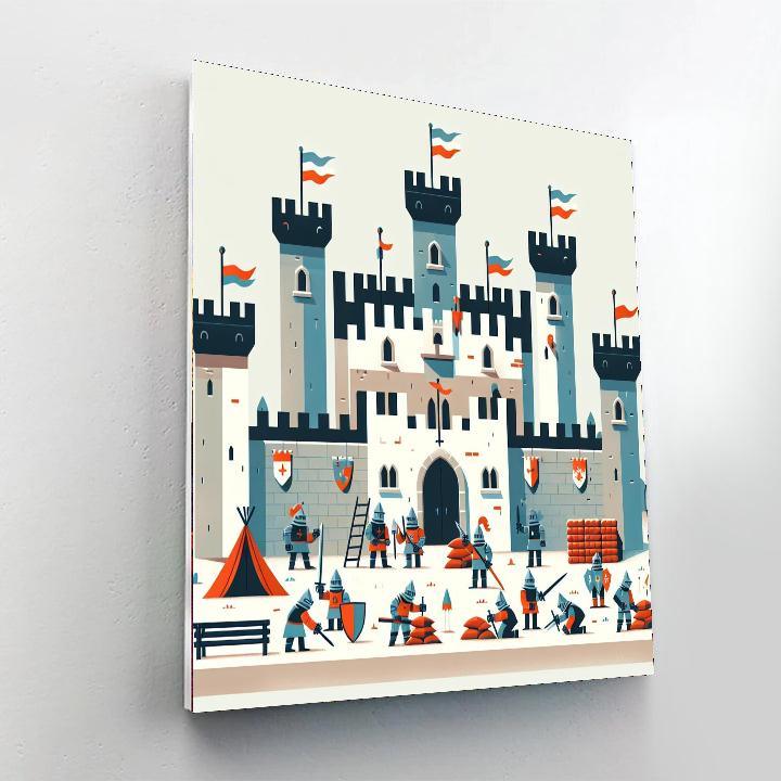 Castle Siege Adventure Paint By Numbers Kits