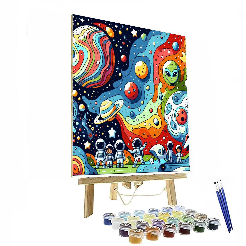 Space Voyager Mission Paint By Numbers