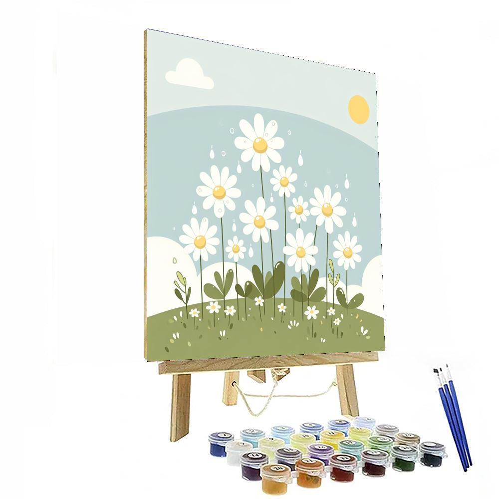 Dewy Daisies Numbered Painting Kits