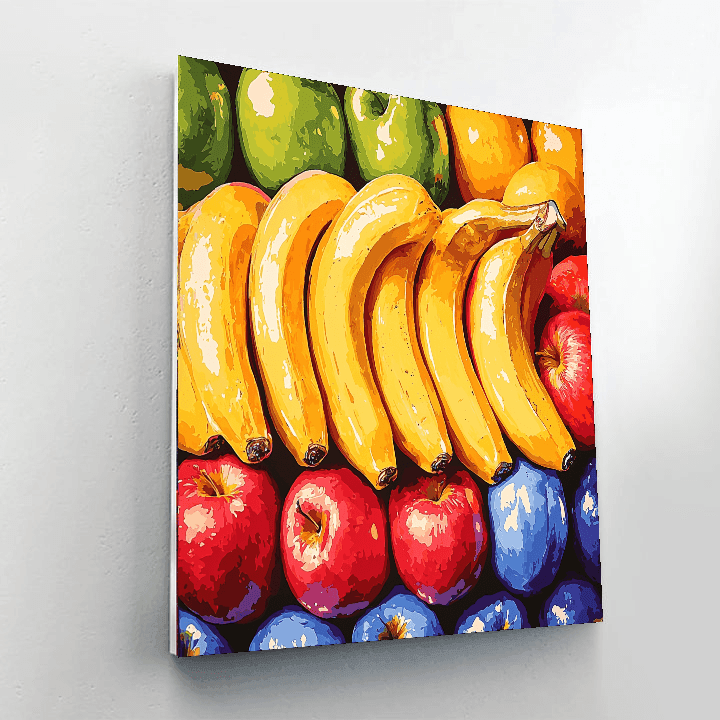 Andy Warhol Inspired Retro Pop Fruits  Paint By Numbers Kits