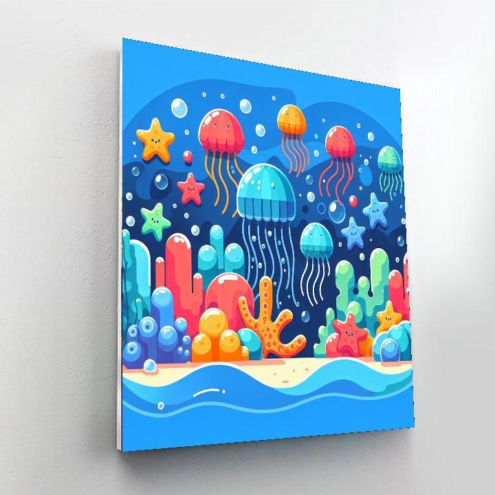 Wonders Of The Deep Sea Paint By Numbers Art