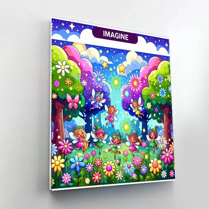 Magical Fairy Celebration DIY Paint By Numbers