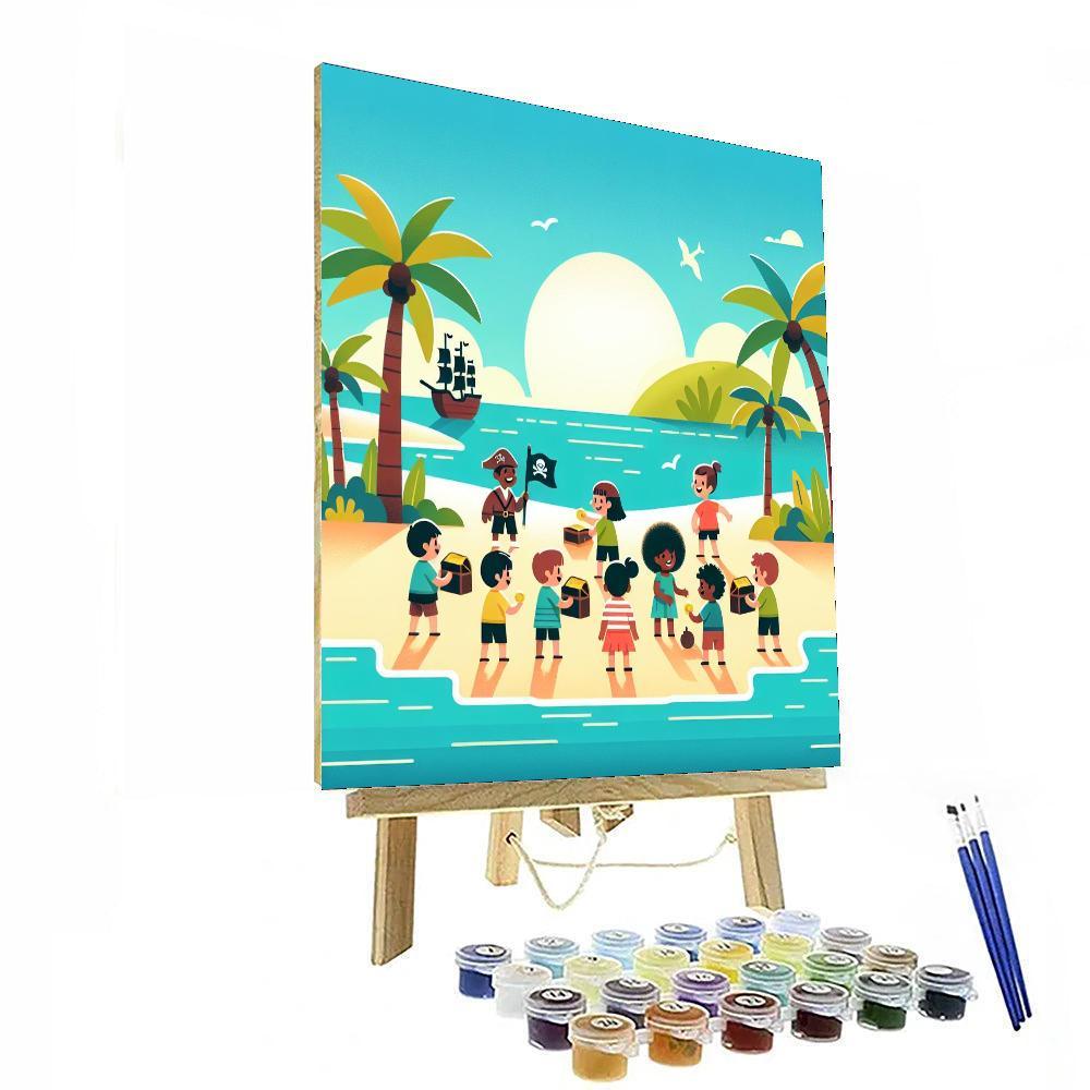 Island Treasure Discovery Paint By Color