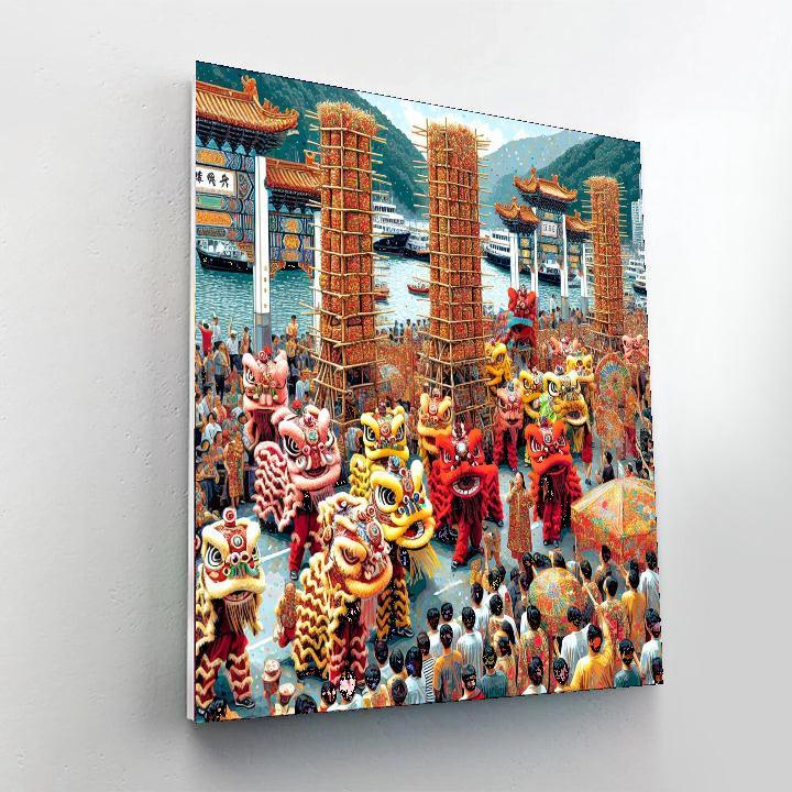 Cheung Chau Bun Festival DIY Paint By Numbers