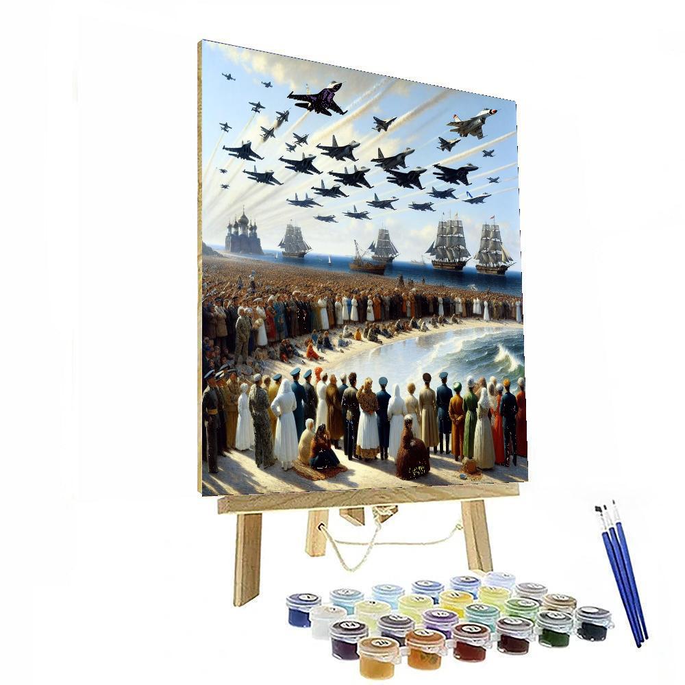 Jersey International Air Display Paint By Number