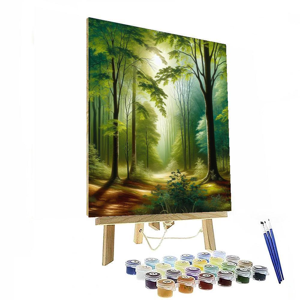 Serenity In The Forest Numbered Painting Kits