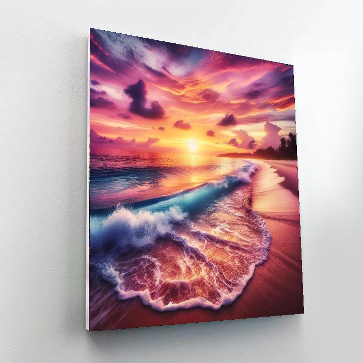 Tranquil Ocean Retreat Paint By Color