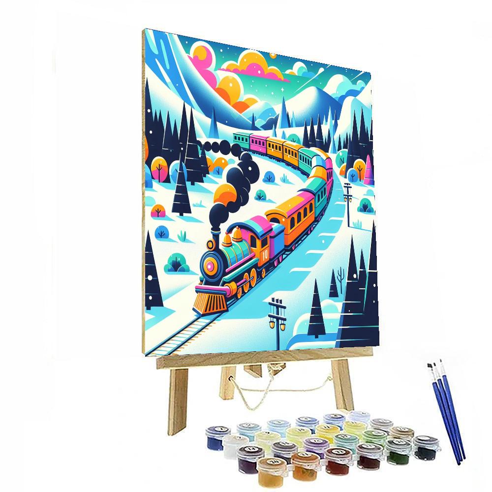 Polar Express Adventure DIY Paint By Numbers