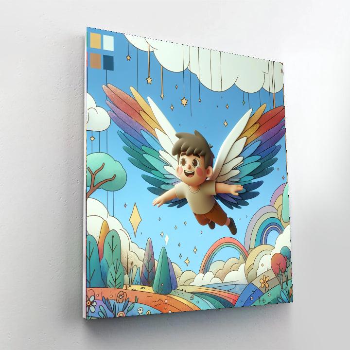 Flying Fantasies Paint By Color