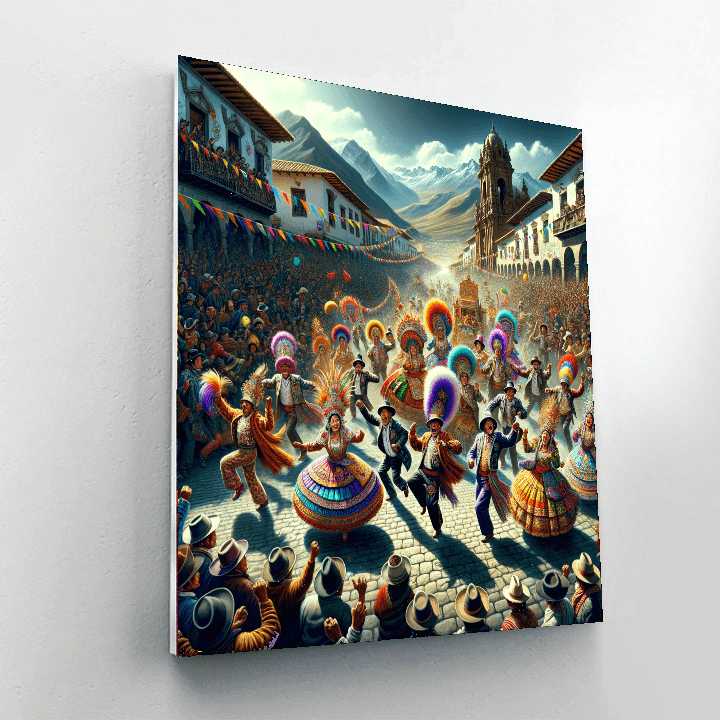 Fiesta De La Virgen De La Candelaria - Peru Paint By Number