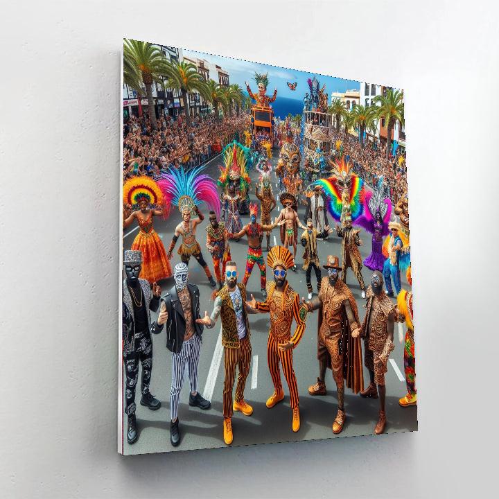 The Carnival Of Santa Cruz De Tenerife - Spain Paint By Number