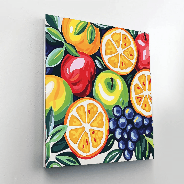 Henri Matisse Inspired Sublime Fruit Medley  DIY Paint By Numbers