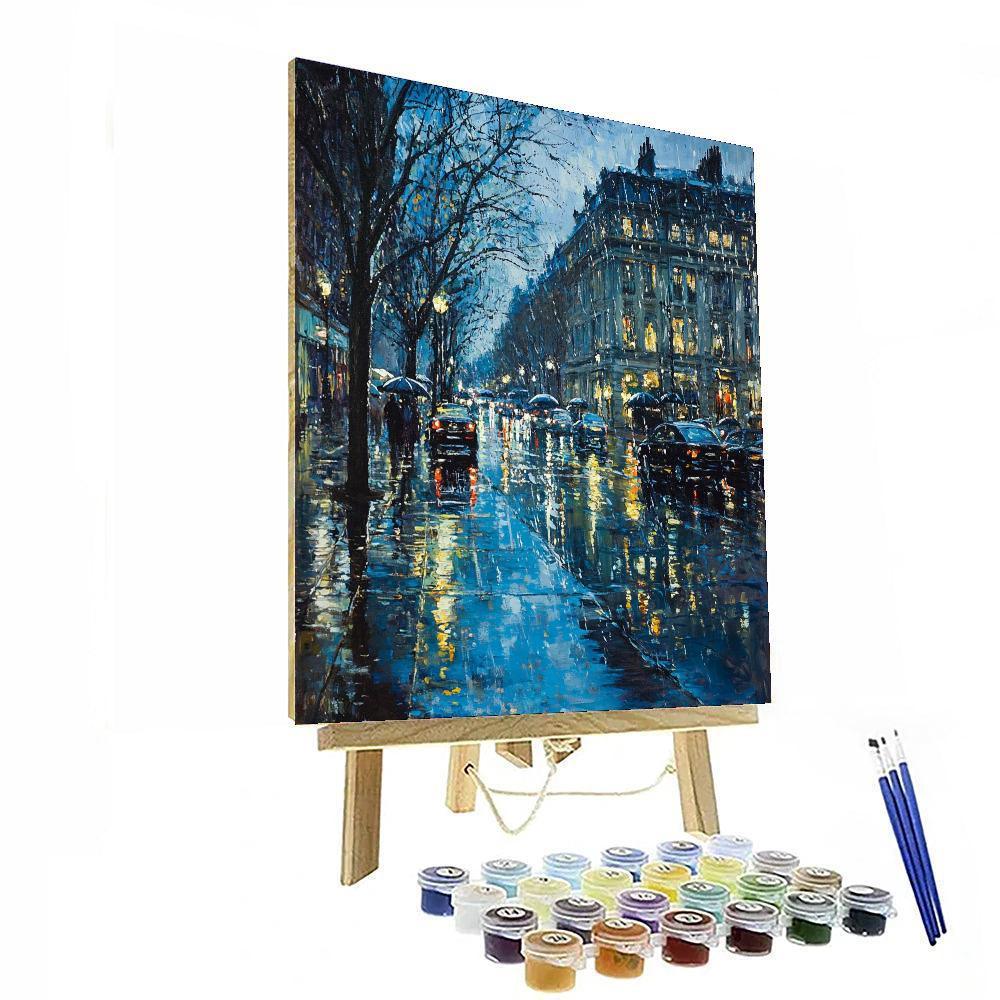 John Singer Sargent Inspired Melodic Rainy Evening  Paint By Numbers