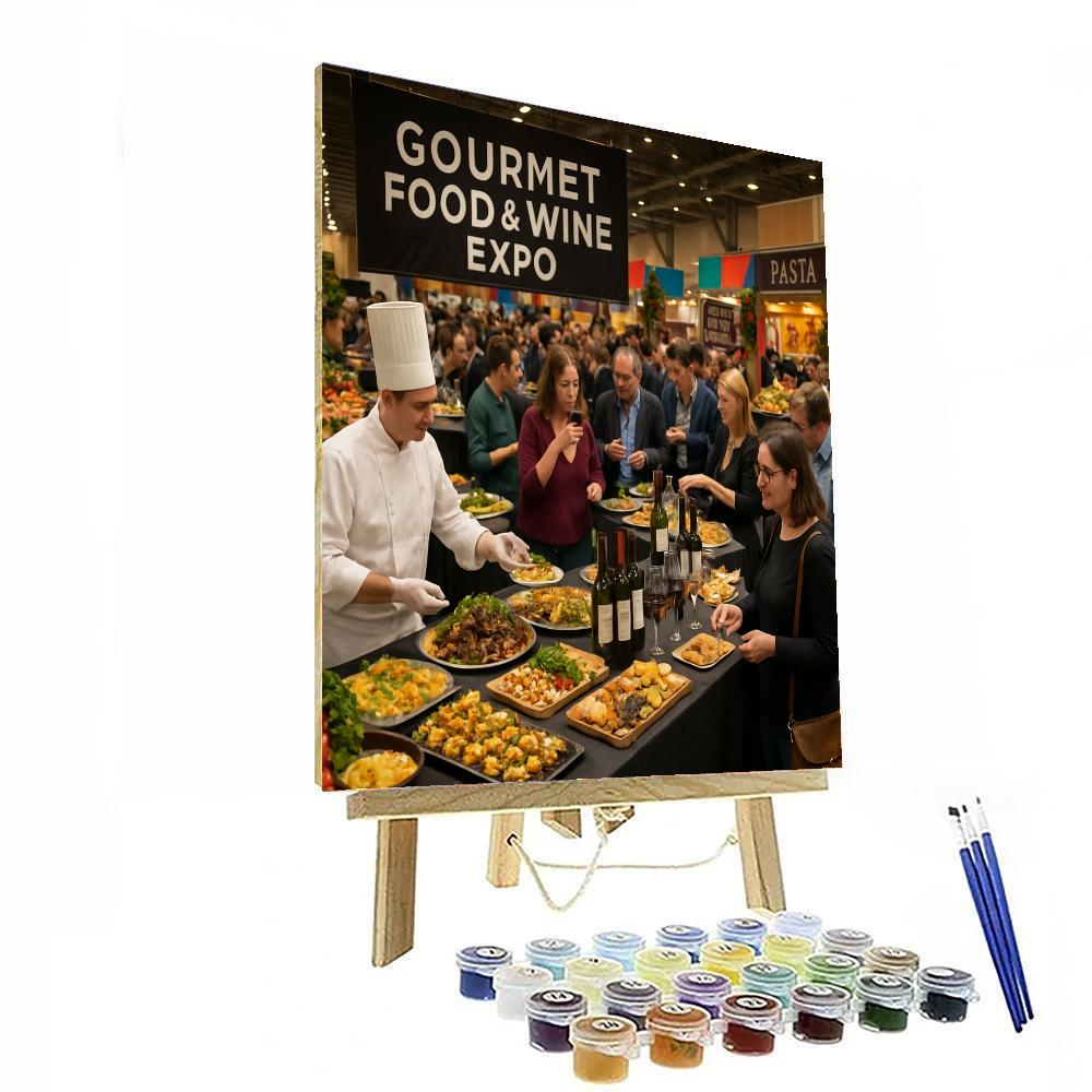 Gourmet Food And Wine Expo - Toronto, Canada Painting Number Kit