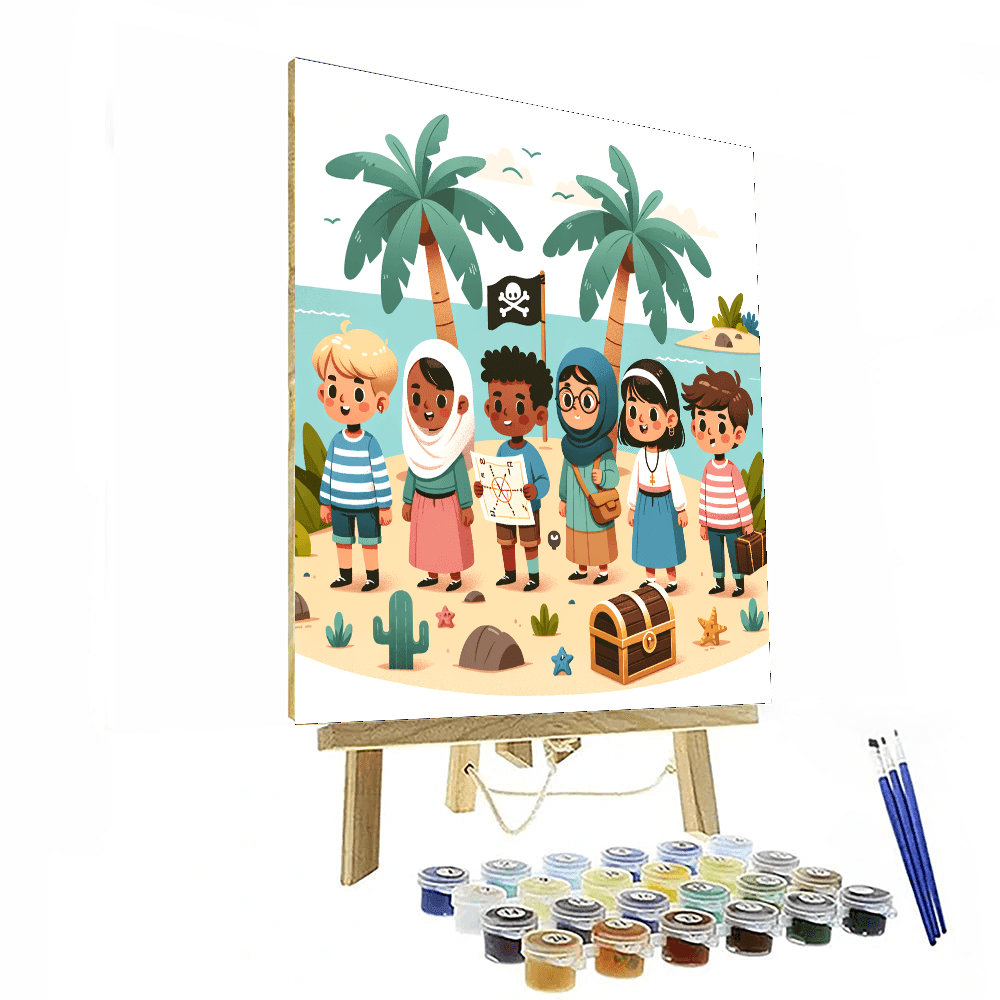 Adventure Island Discovery Number Painting