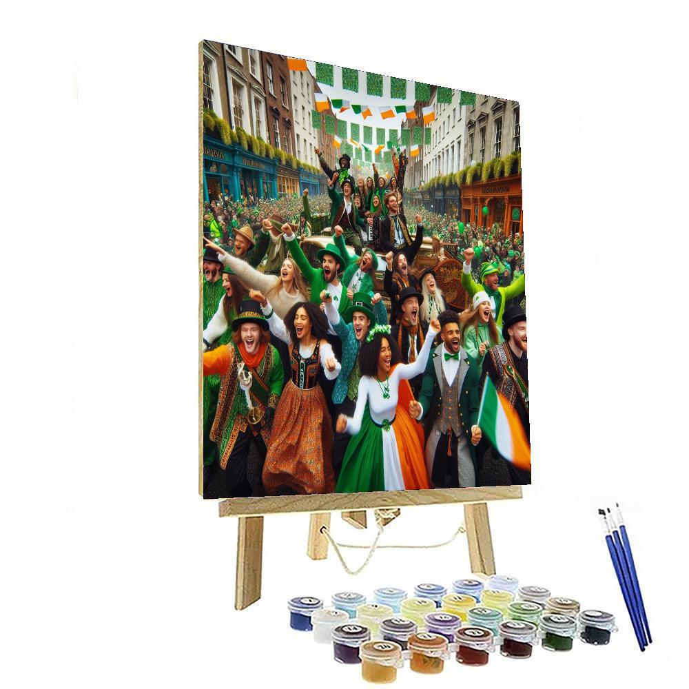 St. Patrick's Day Parade - Dublin Numbered Painting Kits