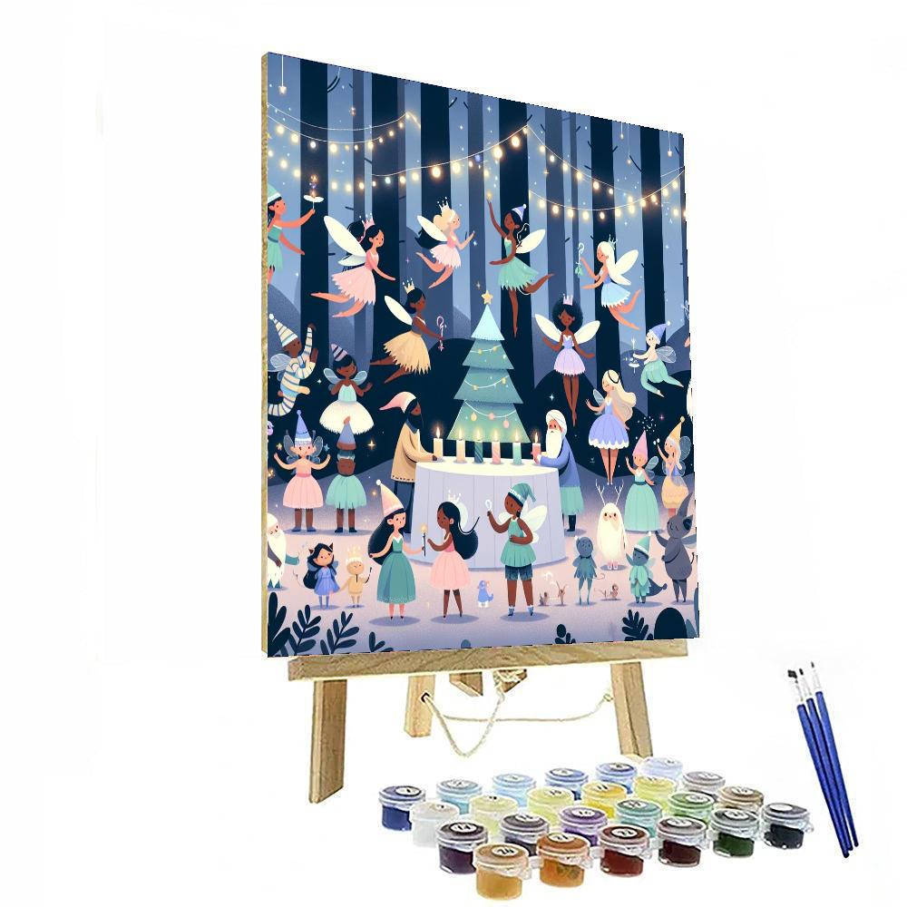 Magic Forest Fiesta Painting By Numbers Kit