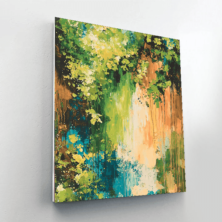 Jackson Pollock Inspired Abstraction In Nature  Paint By Numbers Kits