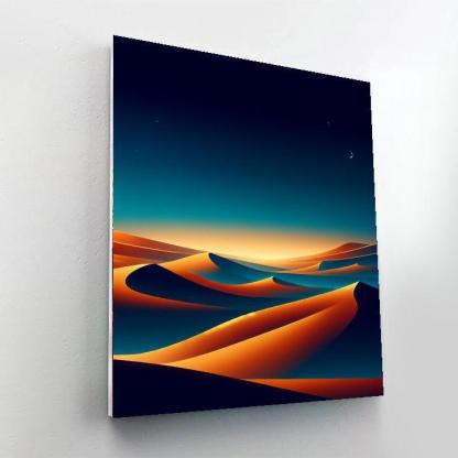 Meditative Desert Dunes Numbered Painting Kits