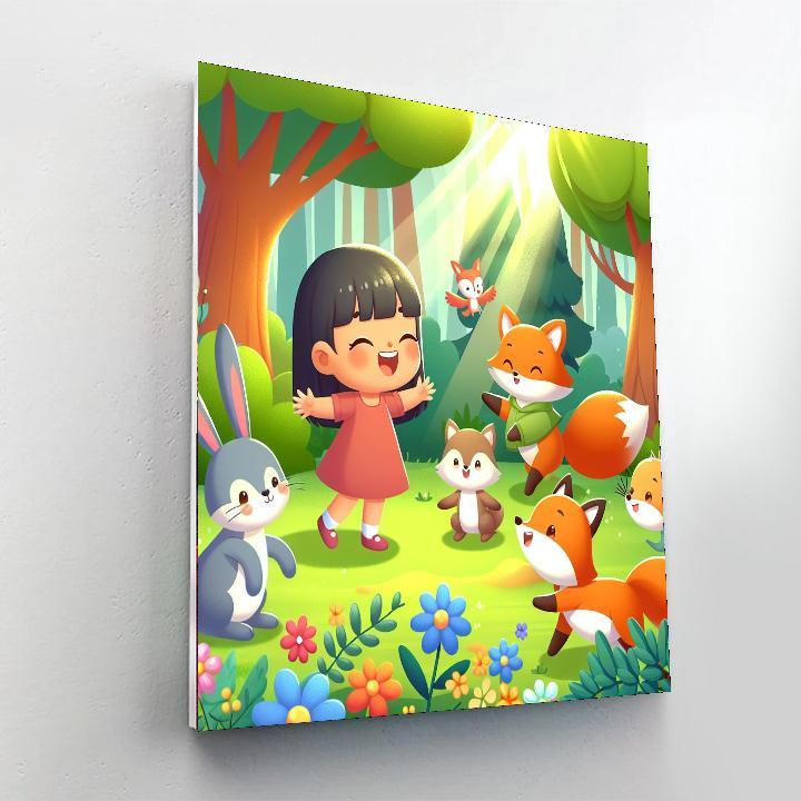 Forest Friends Journey Paint By Numbers