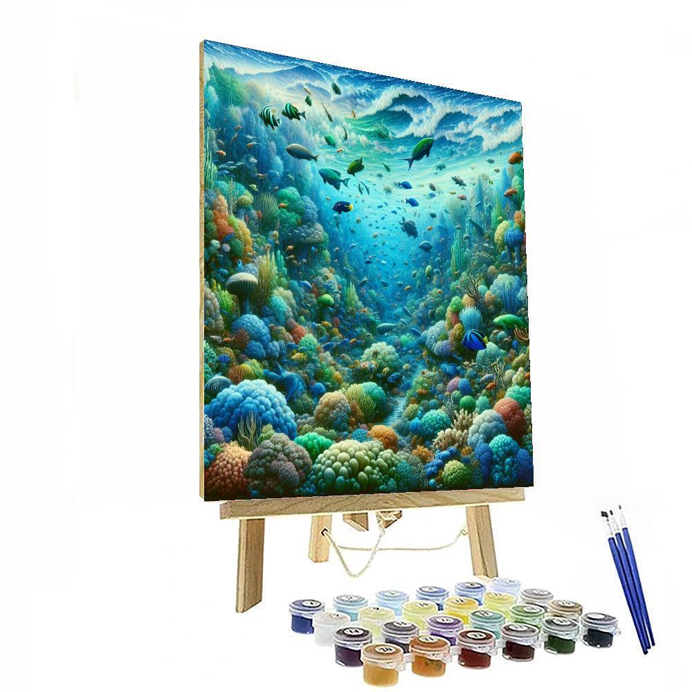 Ocean Depths Wonder Paint By Numbers Art