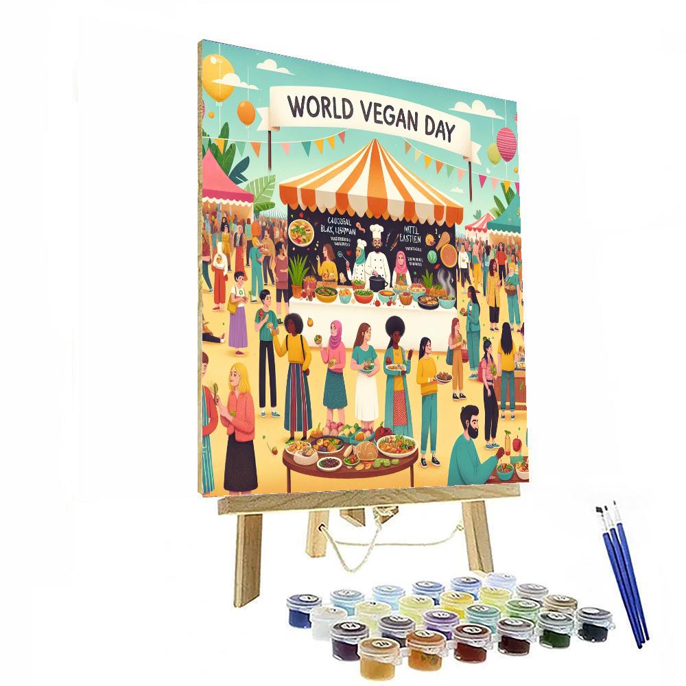 World Vegan Day Paint By Color