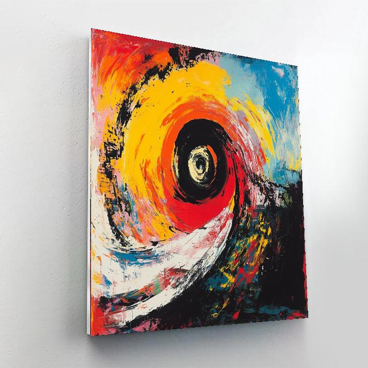 Jean-Michel Basquiat Inspired Cycles Of Time  Paint By Numbers Kits