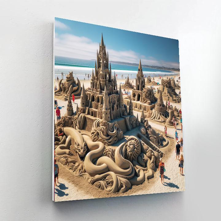 Sandcastle Competition - Usa Numbered Painting Kits