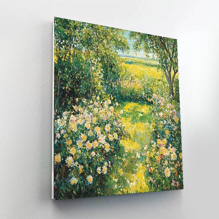 Édouard Manet Inspired Radiant Summer's Embrace  Paint By Color