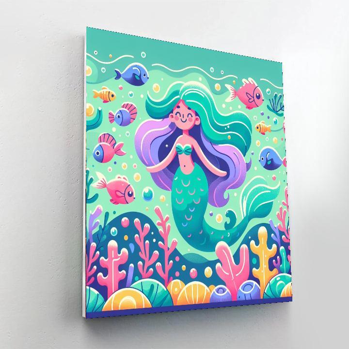 Adventurous Mermaid Paint By Number