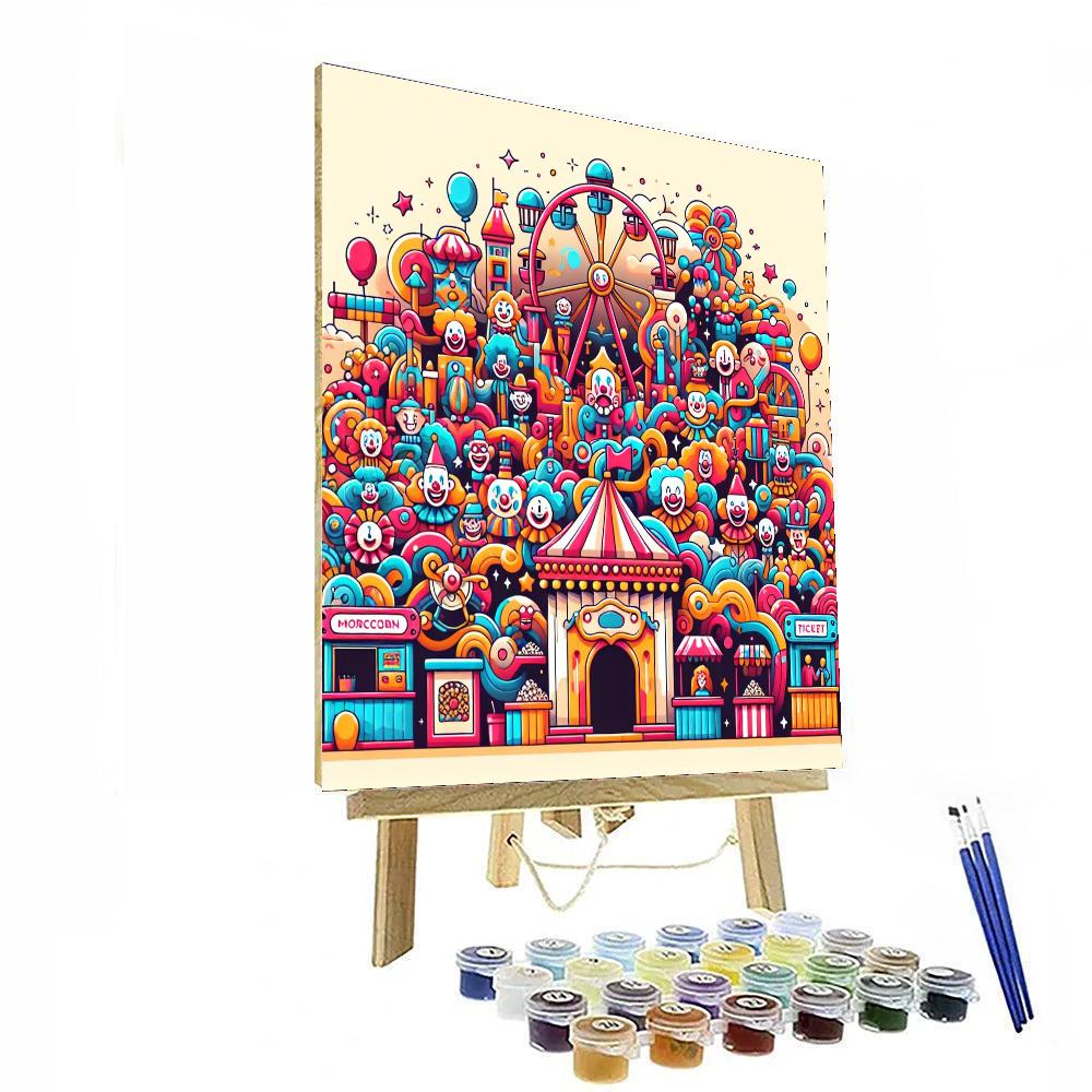 Carnival Funhouse Extravaganza Numbered Painting Kits
