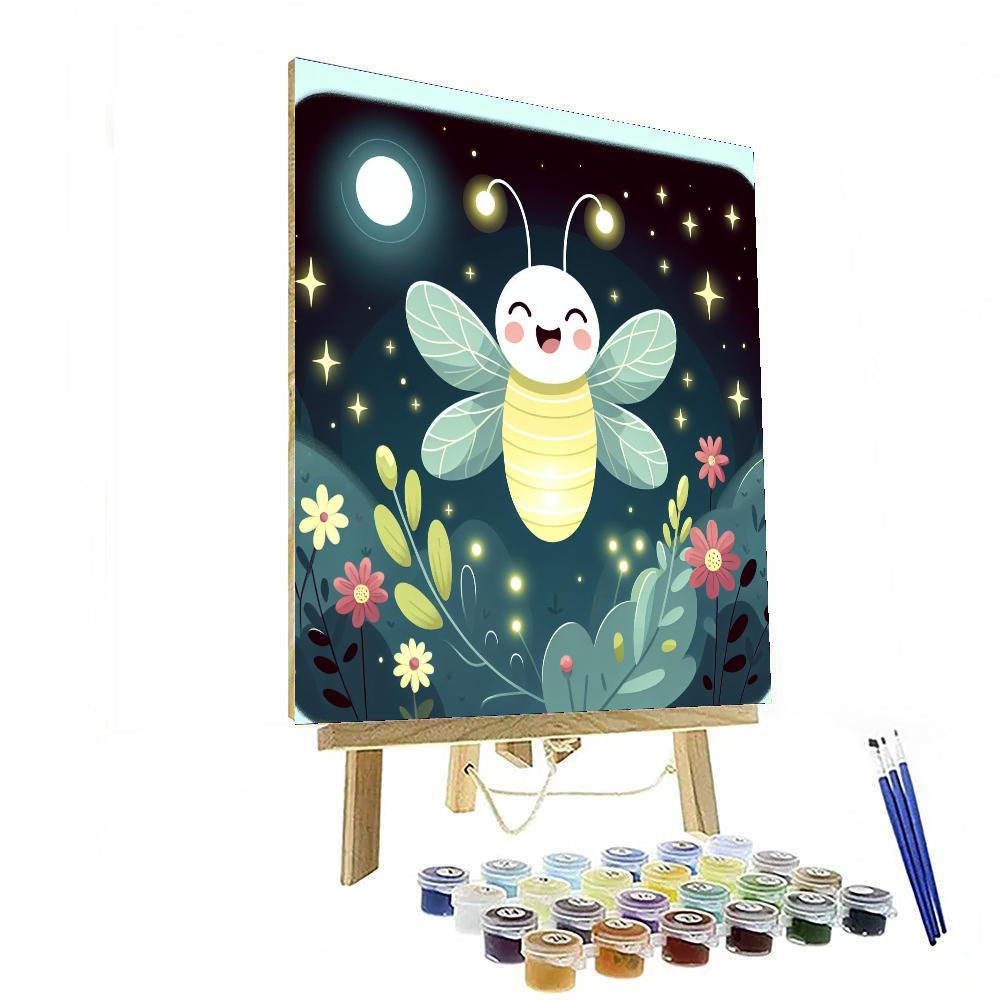 Excited Firefly Paint By Numbers Art