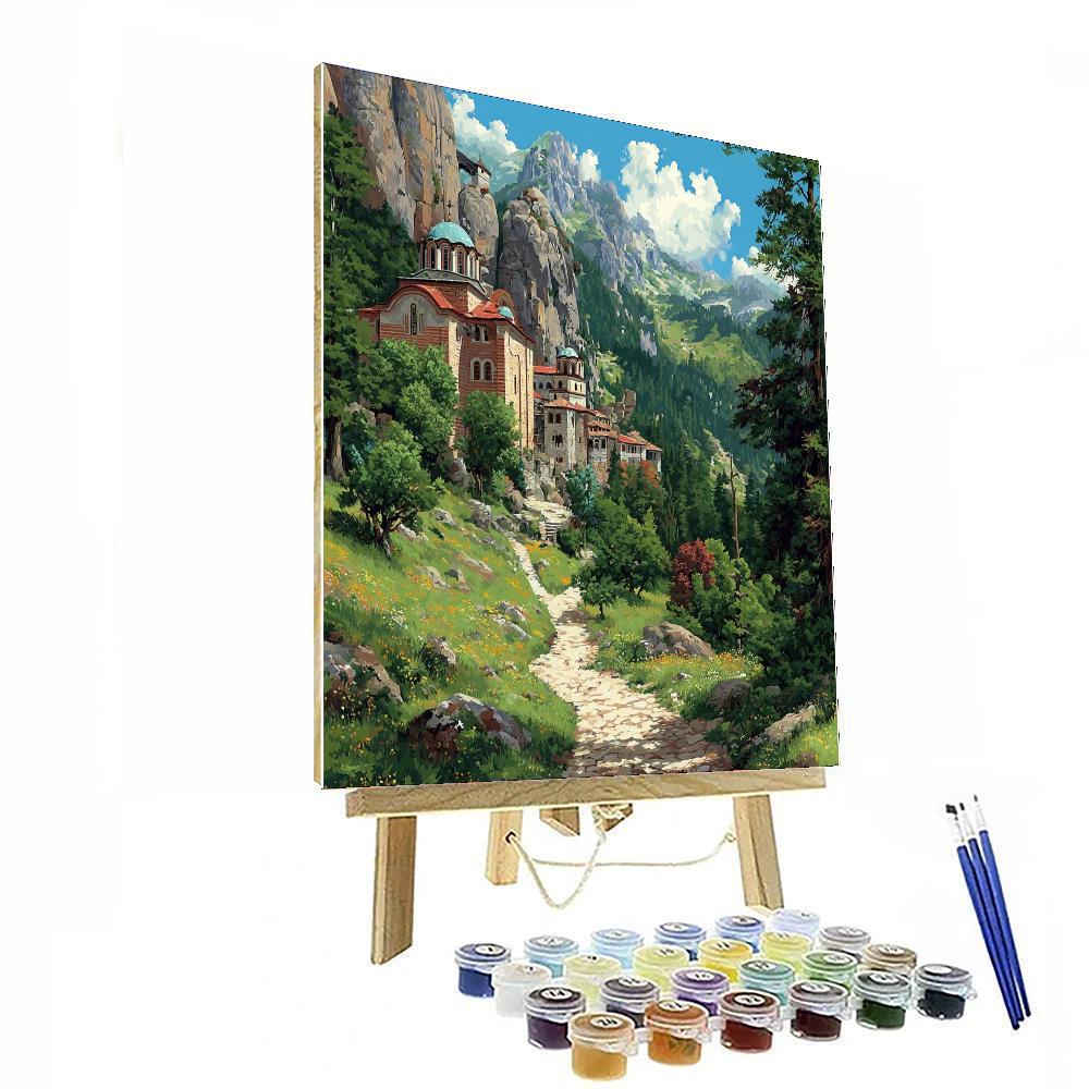 Rila Monastery Hiking Trails DIY Paint By Numbers
