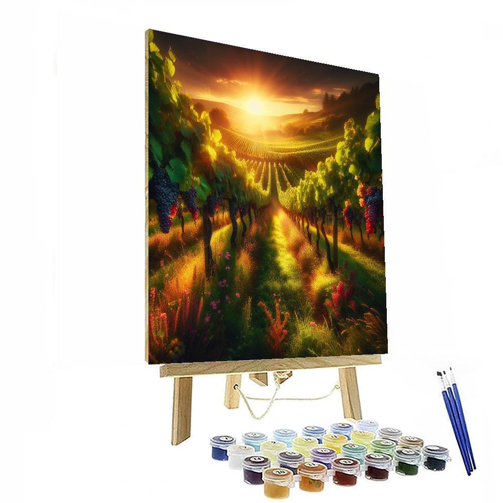 Lush Vineyard Paint By Numbers Art