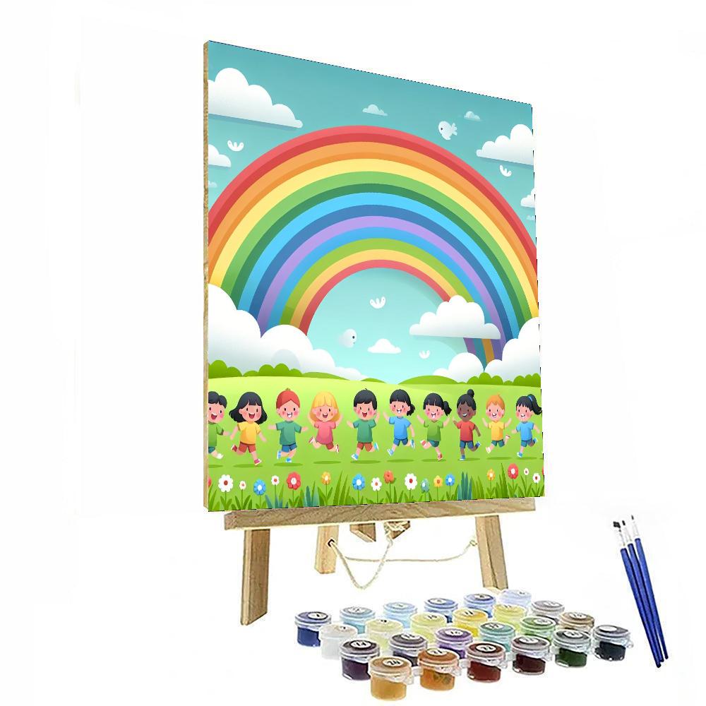 Radiant Rainbow Retreat Numbered Painting Kits