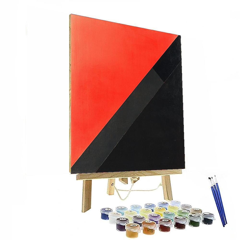 Kazimir Malevich Inspired Dichotomy Of Forms  Numbered Painting Kits