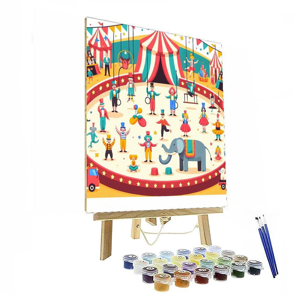 Circus Stars Show DIY Paint By Numbers