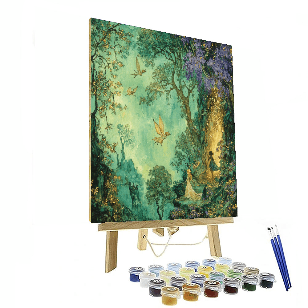 Arthur Rackham Inspired Mythical Creatures  Paint By Number