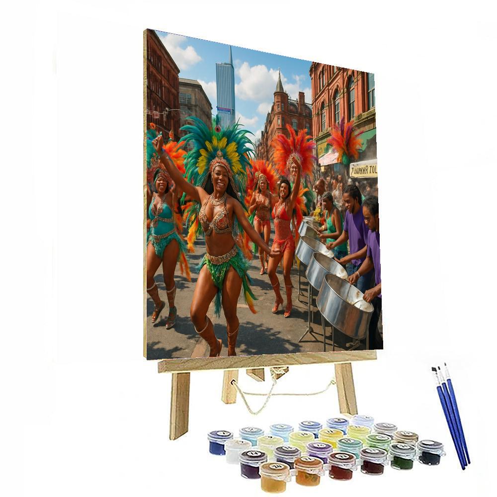 Caribbean Carnival Of Manchester - Manchester, England Painting Number Kit