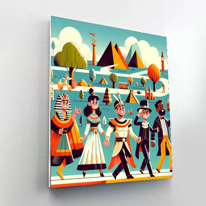 Imaginative Time Travelers Paint By Numbers