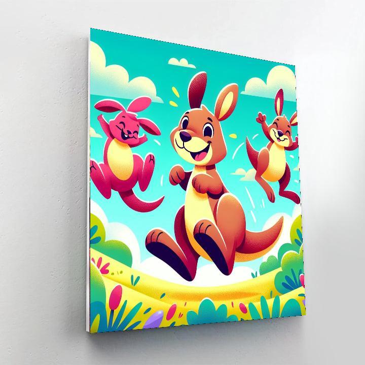 Bouncing Animal Friends Paint By Numbers Kits