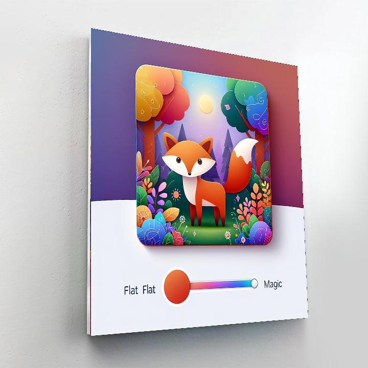 Magical Woodland Fox Painting By Numbers Kit