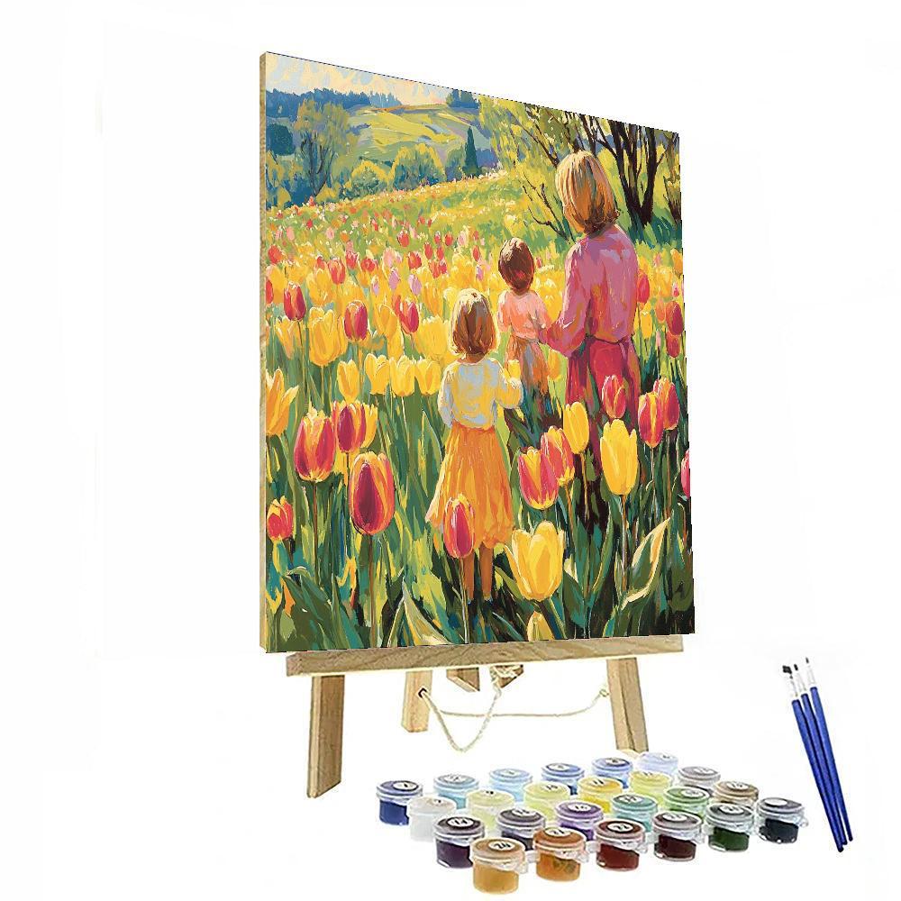Whispers Of Springtime Love Numbered Painting Kits