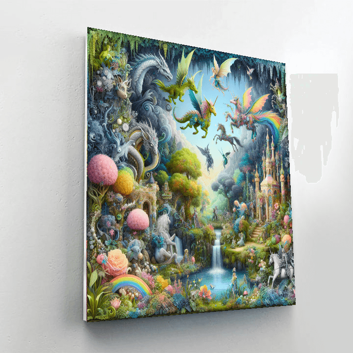 Enchanted Wonderland Painting Number Kit