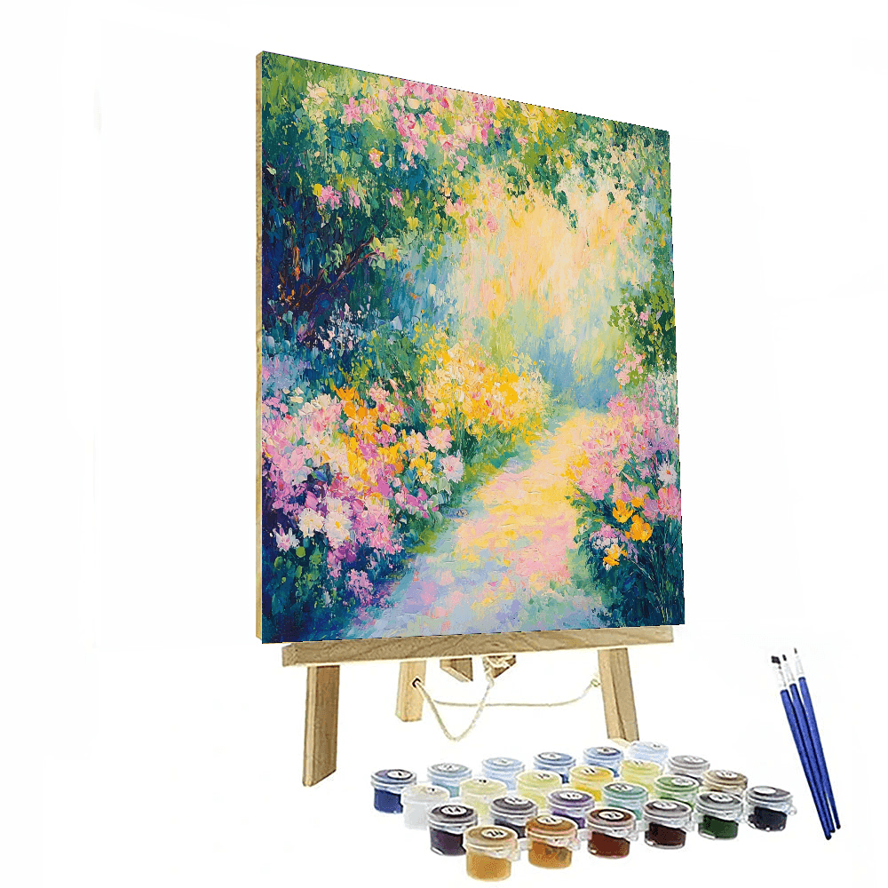 Pierre-Auguste Renoir Inspired Springtime Awakening  Paint By Color