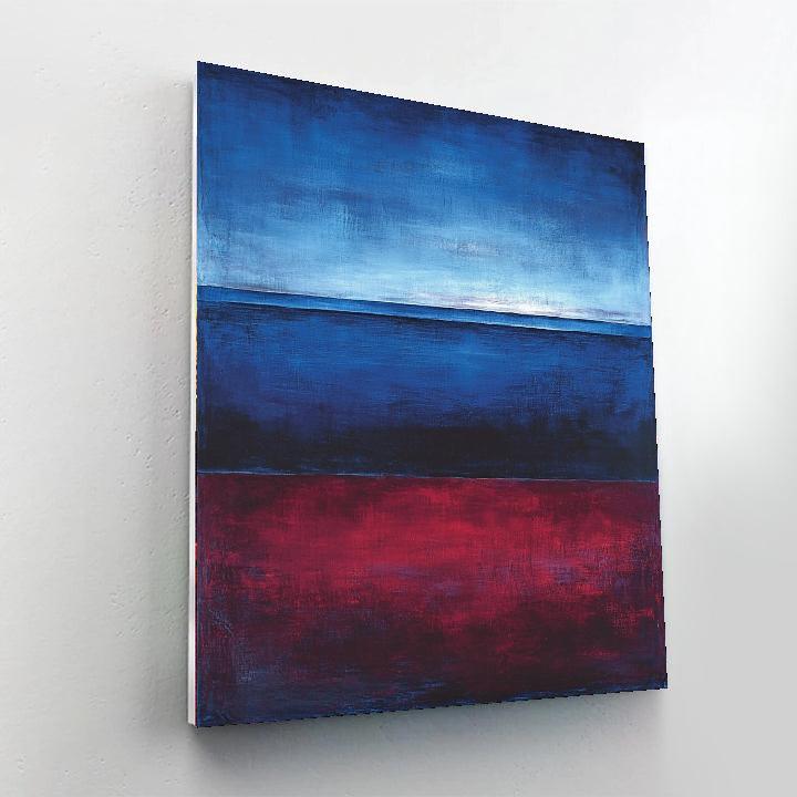 Mark Rothko Inspired Emotional Abyss  Painting Number Kit