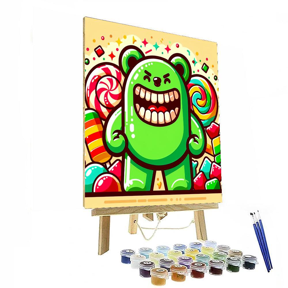 Gigantic Gummy Bear Paint By Color