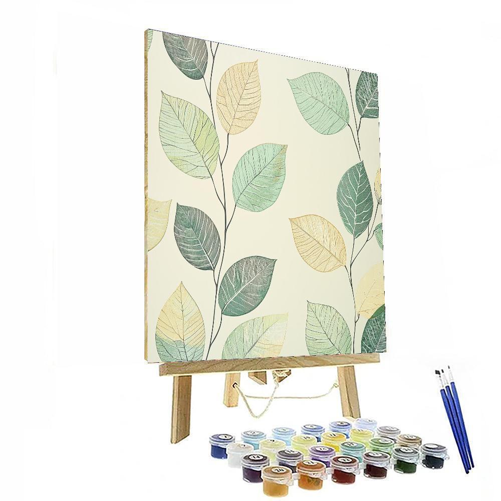 Leonardo Da Vinci Inspired The Whispers Of Leaves  Paint By Numbers Art