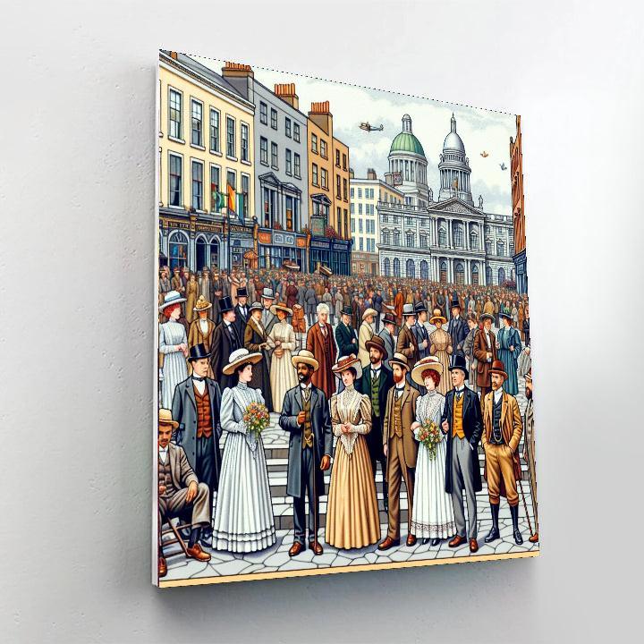 Bloomsday - Dublin Numbered Painting Kits