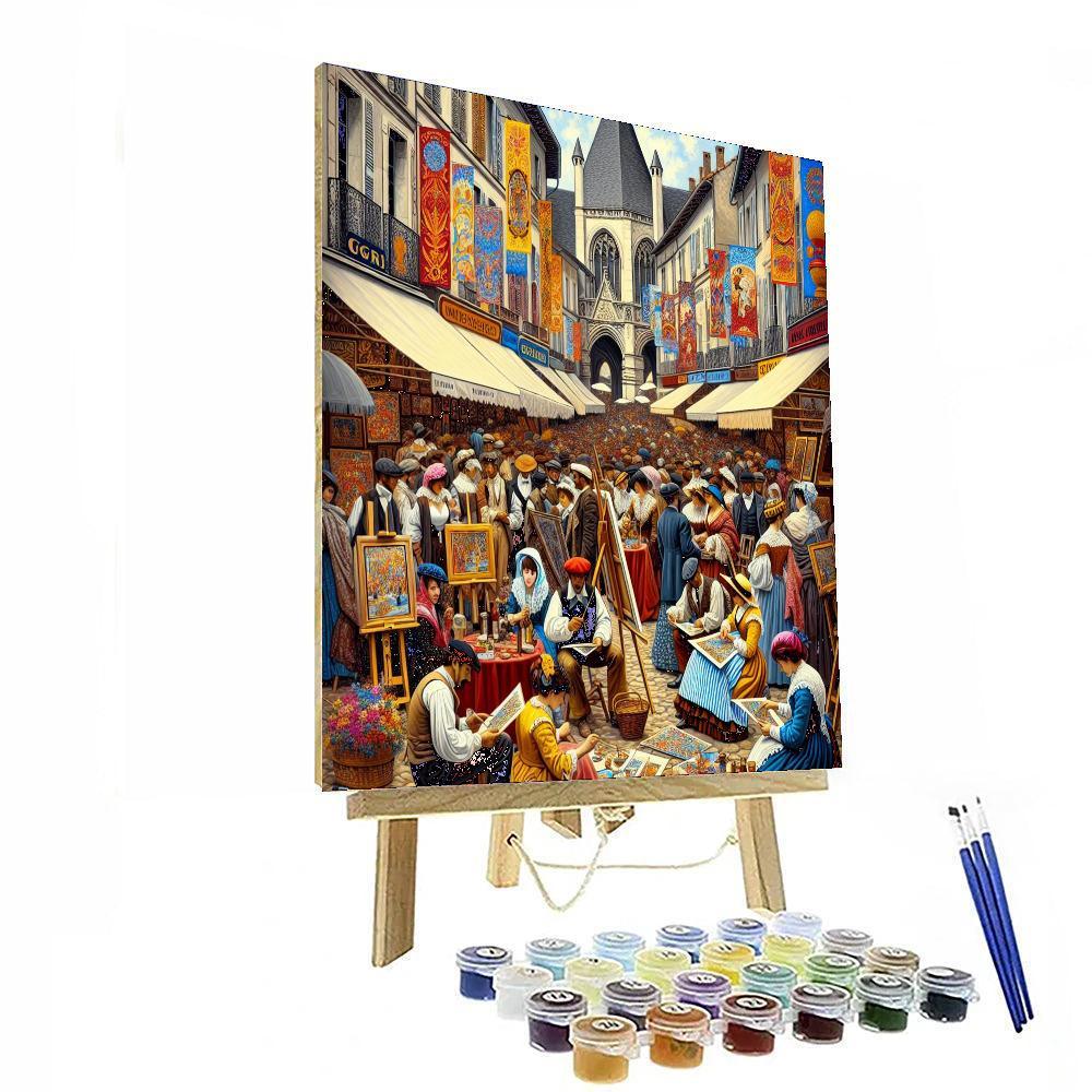 Toulouse Lautrec Festival - France DIY Paint By Numbers